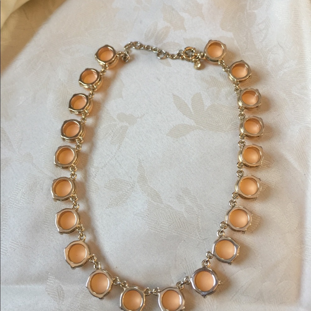 J. Crew Peach Bauble Statement Necklace - Picture 3 of 5